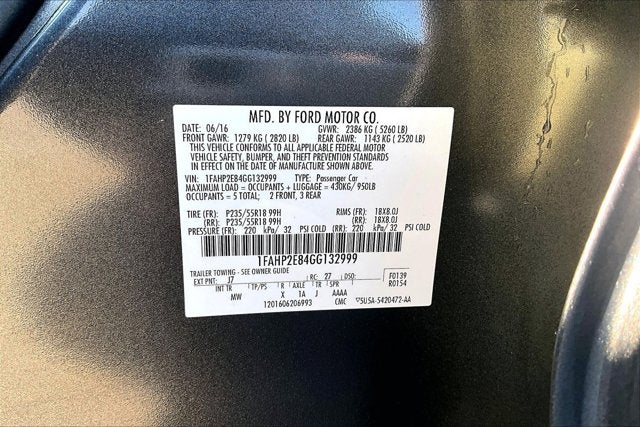 2016 Ford Taurus SEL