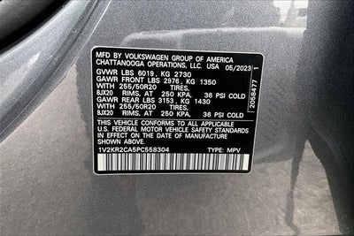 2023 Volkswagen Atlas 3.6L V6 SE w/Technology