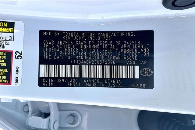 2025 Toyota Camry Base