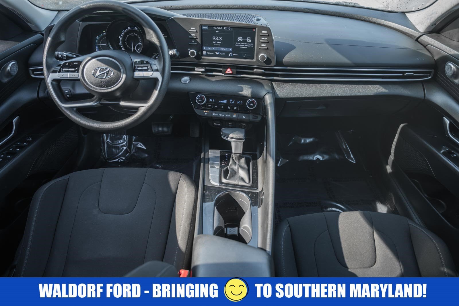 2021 Hyundai Elantra Hybrid Blue