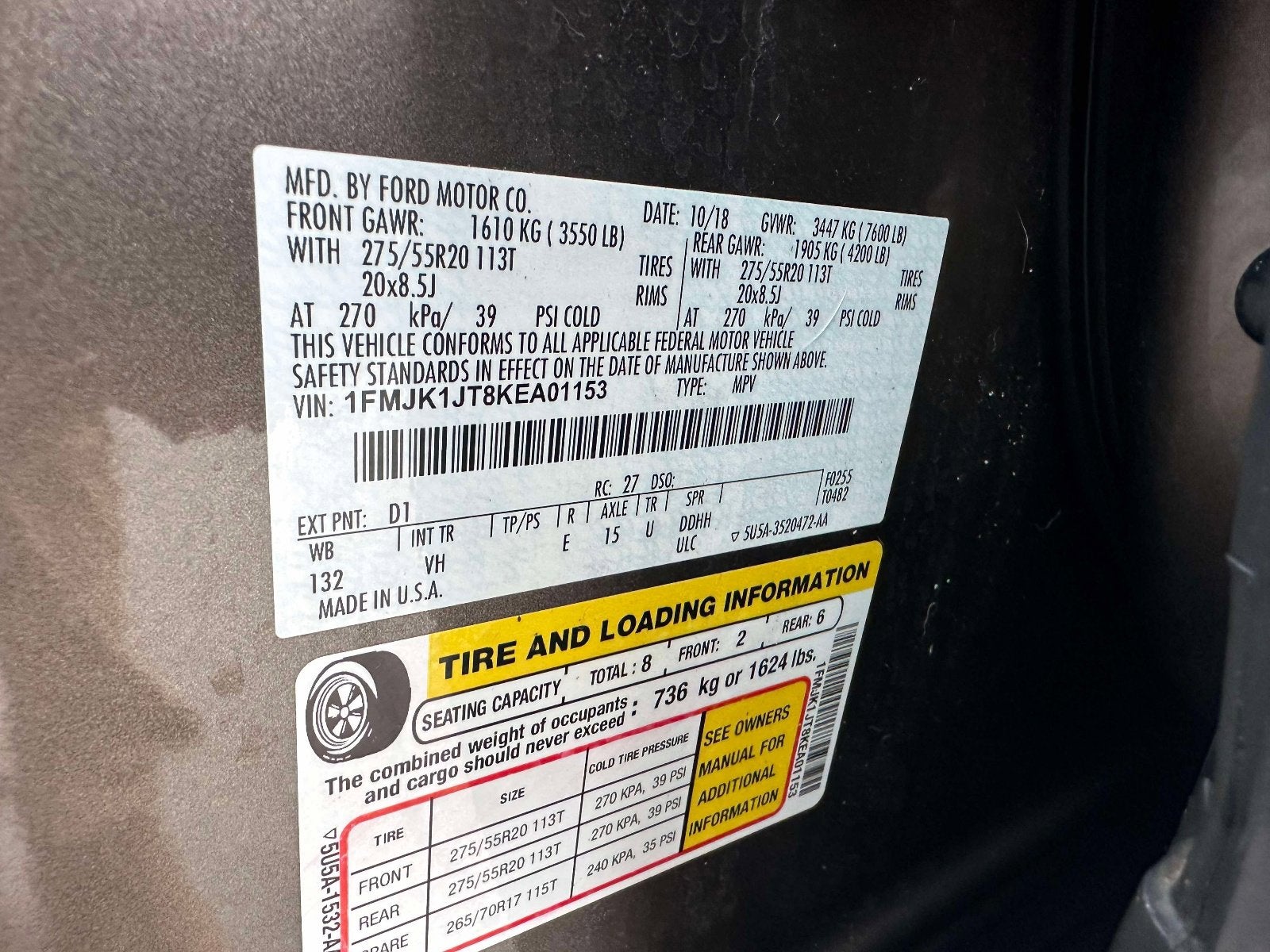 2019 Ford Expedition Max XLT