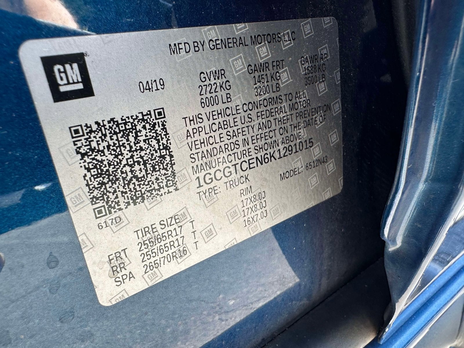 2019 Chevrolet Colorado 4WD LT