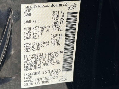 2020 Nissan Titan SV