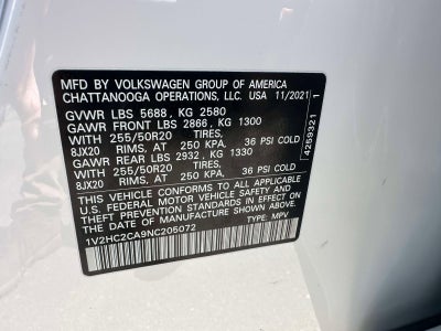 2022 Volkswagen Atlas Cross Sport 2.0T SE w/Technology