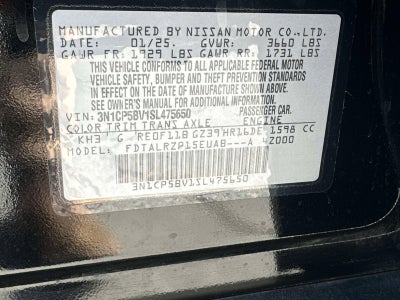 2025 Nissan Kicks Play S