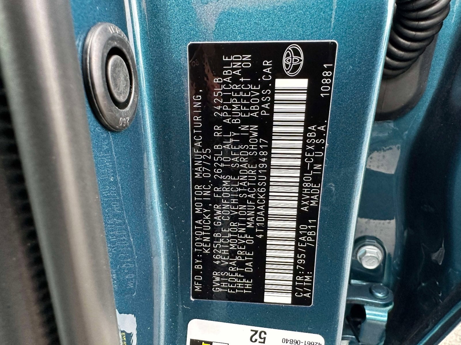 2025 Toyota Camry LE