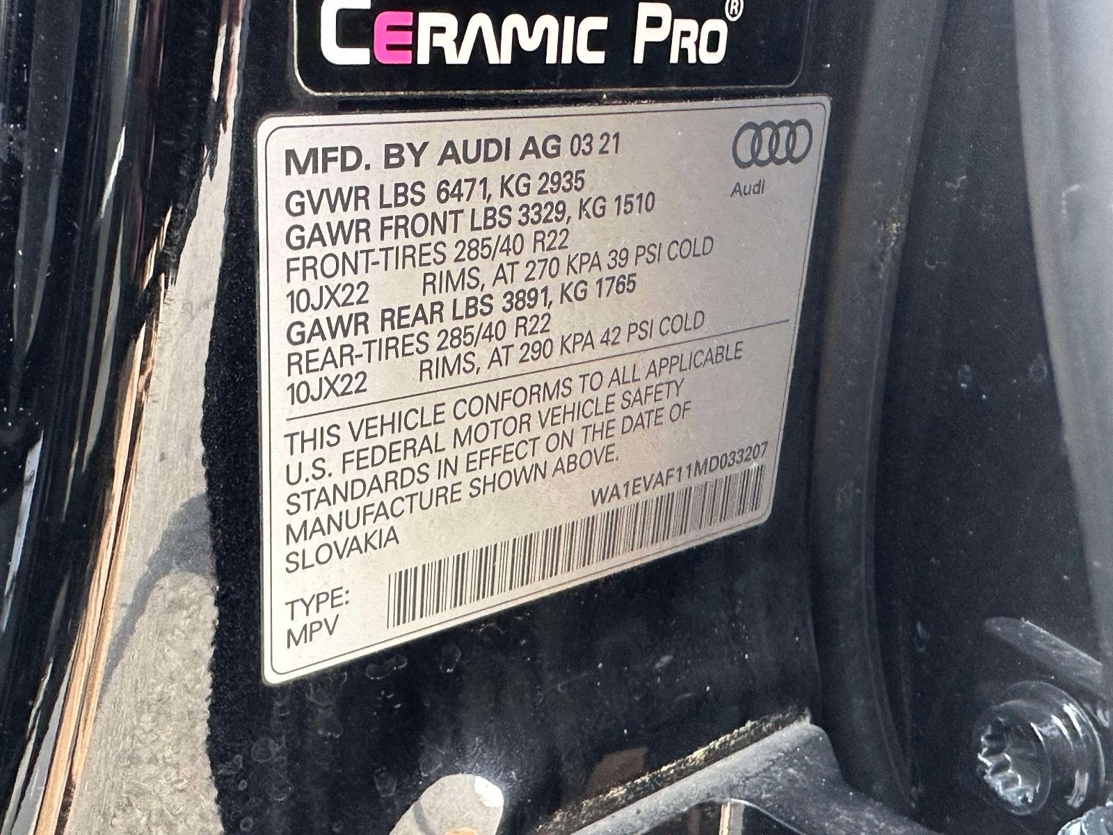 2021 Audi Q8 Premium Plus