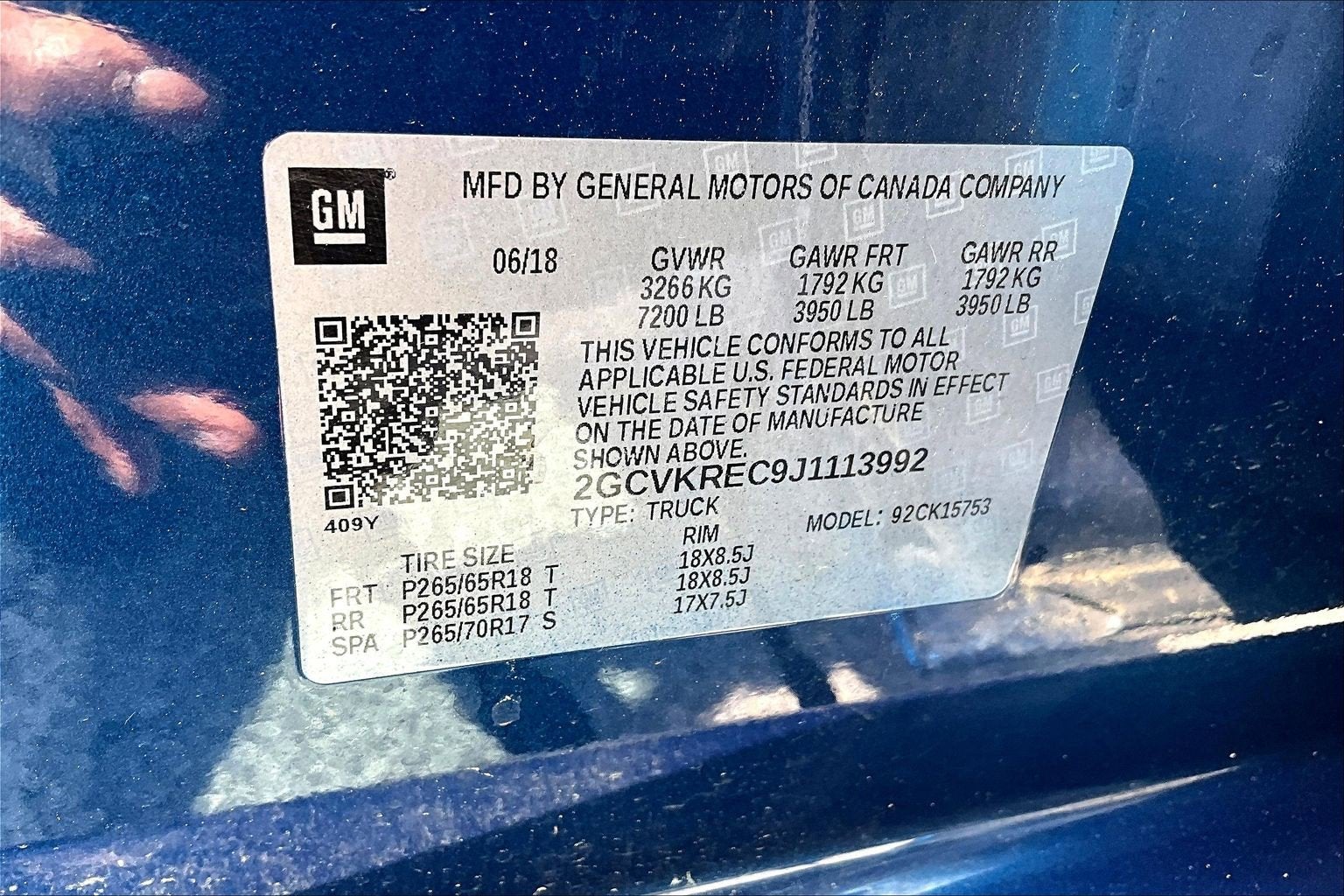 2018 Chevrolet Silverado 1500 LT