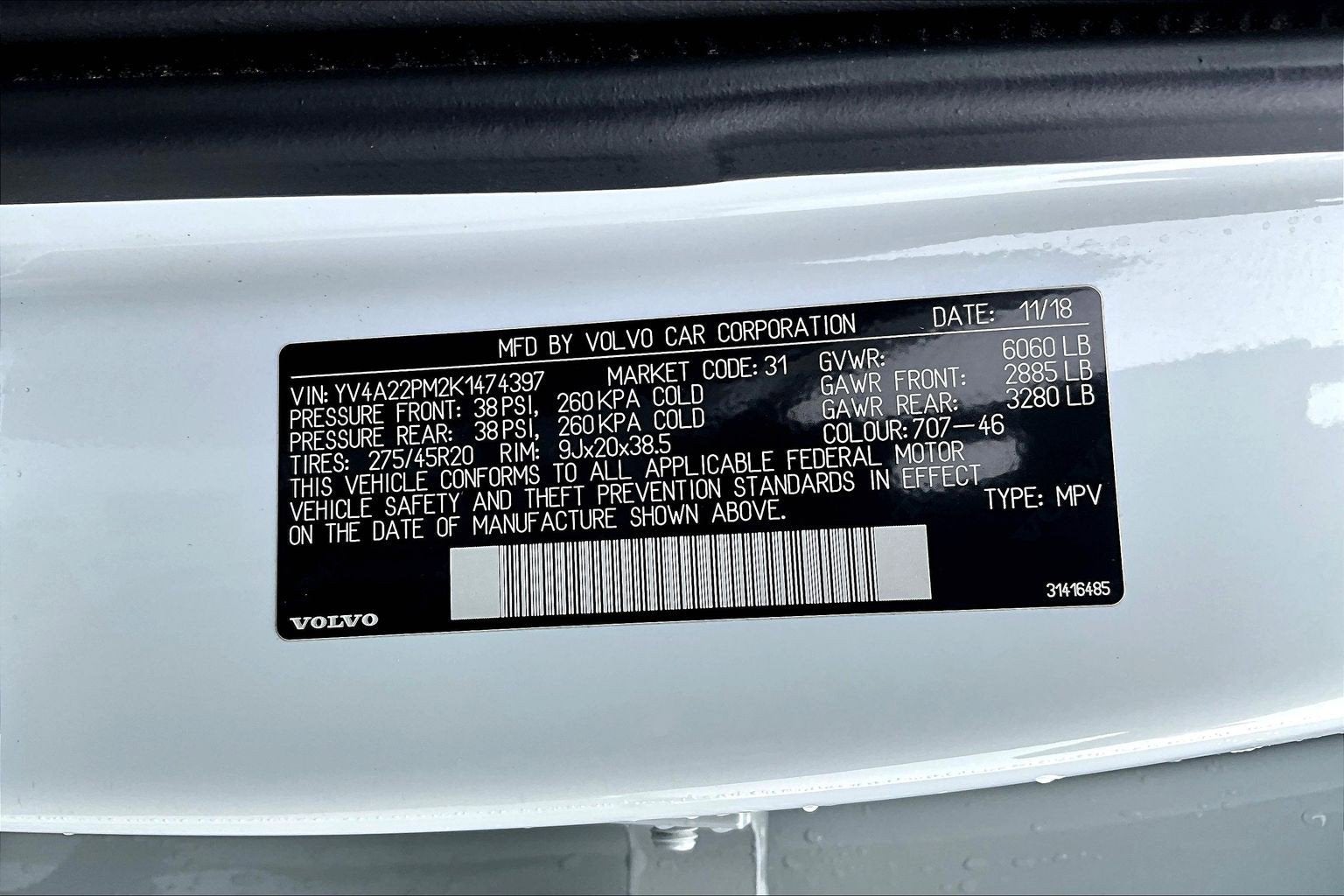 2019 Volvo XC90 T6 R-Design