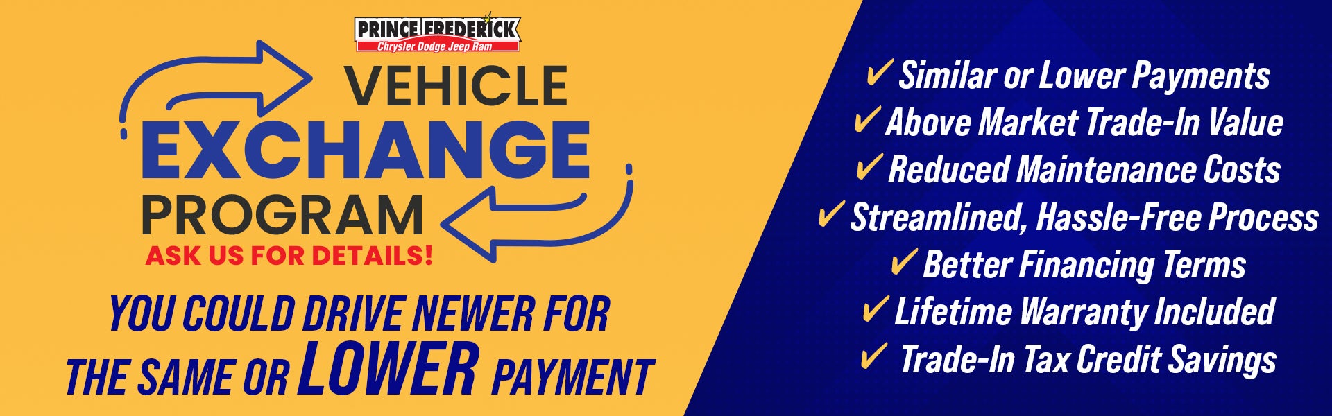 Vehicle Exchange Program