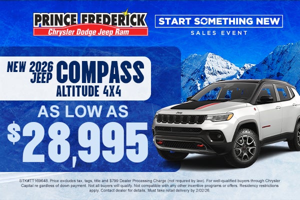 2026 Compass Altitude 4x4