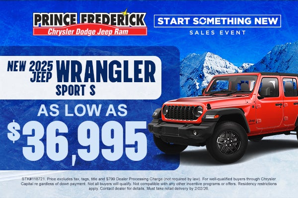 2025 Wrangler Sport S