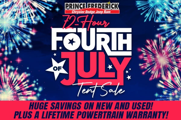72-hr 4th of July Tent Sale