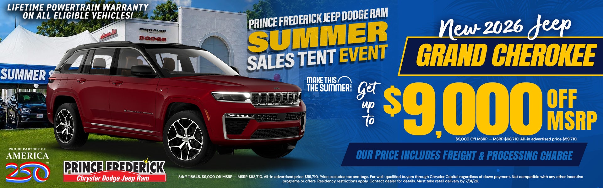 $9,000 off MSRP