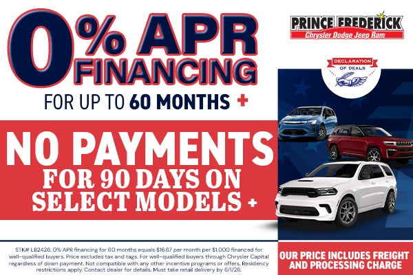 May 0% + No Payments
